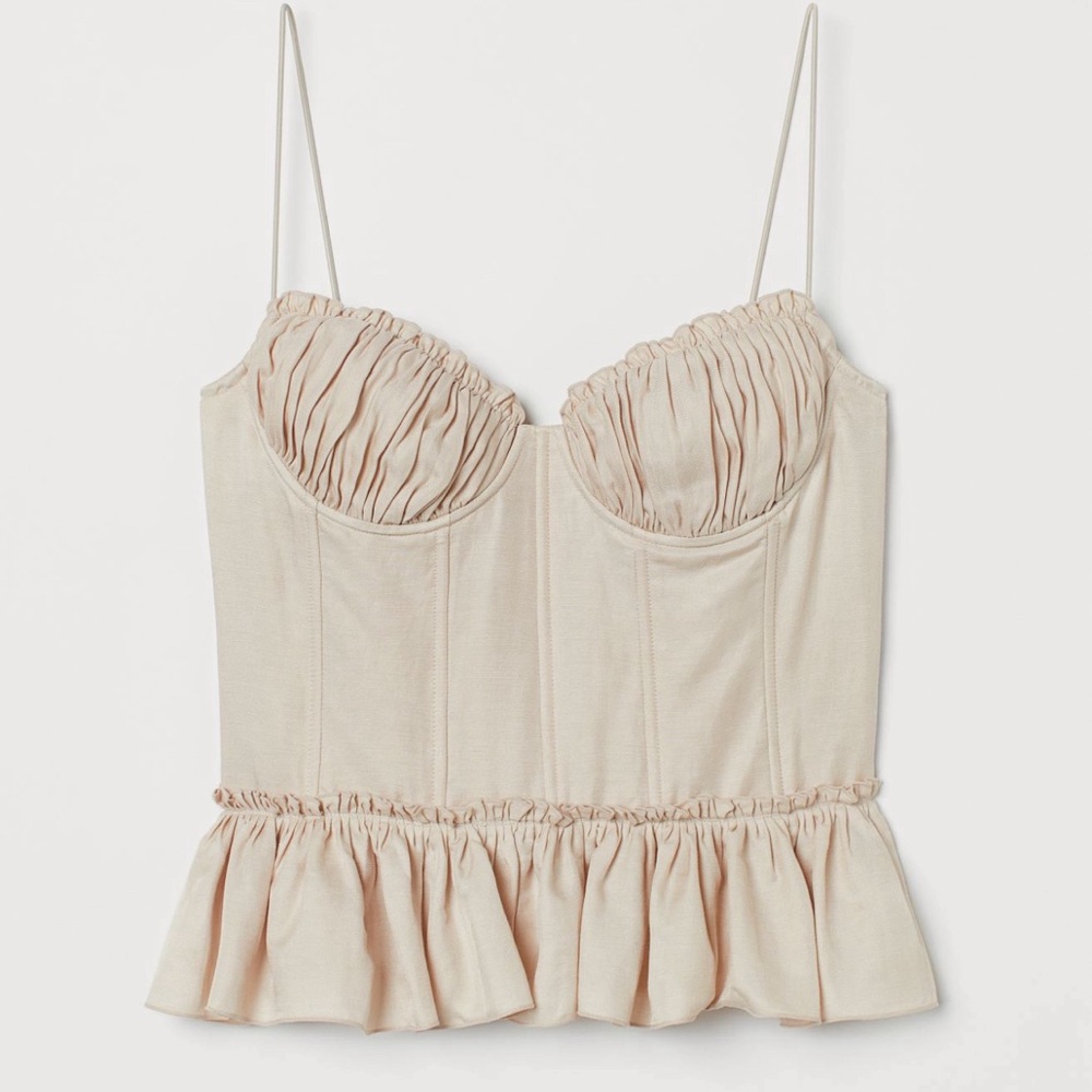 H&M Brooks collection Corset Top